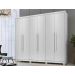 Guarda Roupa Casal 6 Portas Nápoli Benetil  Branco