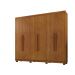 Guarda Roupa Casal 6 Portas Nápoli Benetil  Cinamomo