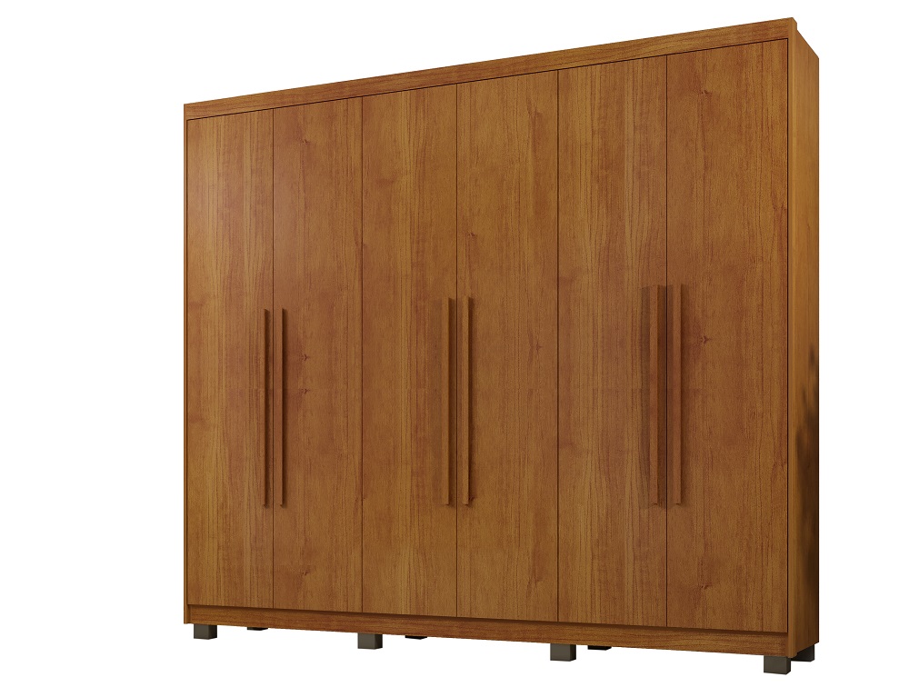 Guarda Roupa Casal 6 Portas Nápoli Benetil  Cinamomo
