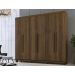 Guarda Roupa Casal 6 Portas Nápoli Benetil  Imbuia