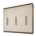 Roupeiro Veneza 6 Portas 4 Gavetas Benetil Imbuia/Off White