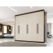 Roupeiro Veneza 6 Portas 4 Gavetas Benetil Imbuia/Off White