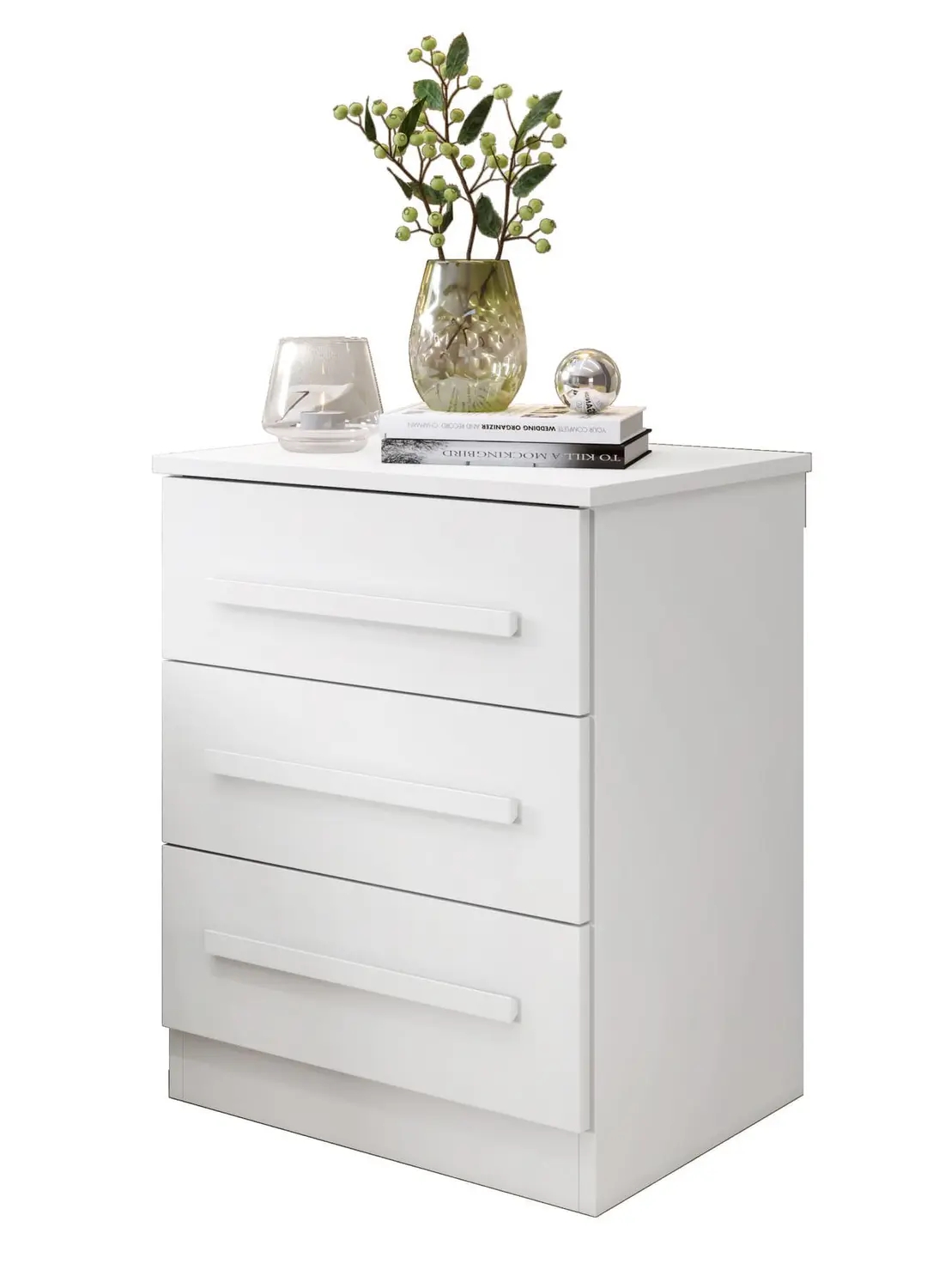 Mesa de Cabeceira Imperio Benetil Branco