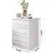 Mesa de Cabeceira Imperio Benetil Branco