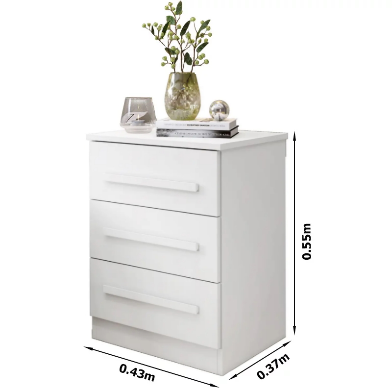 Mesa de Cabeceira Imperio Benetil Branco