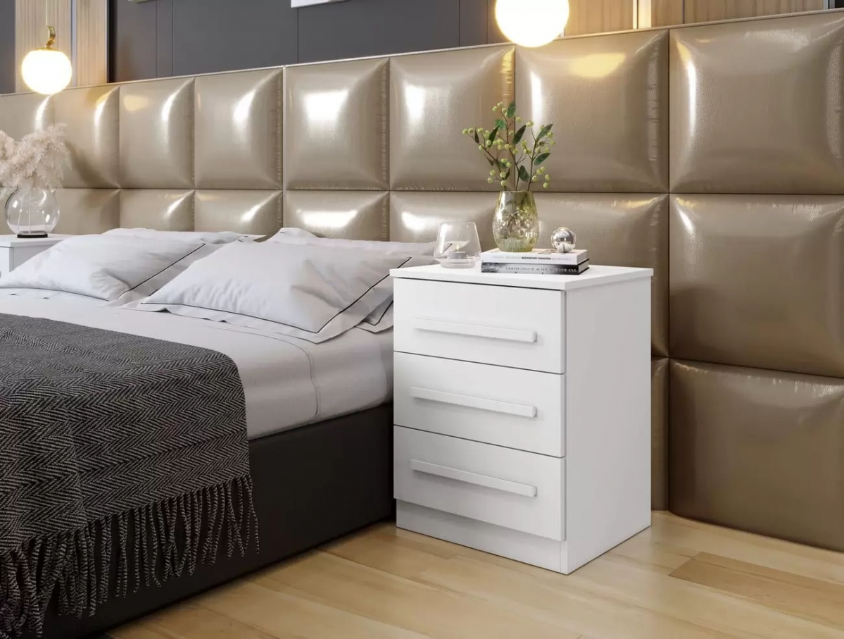 Mesa de Cabeceira Imperio Benetil Branco