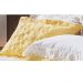 Kit Cobre Leito Casal King 03 Peças Bordado Percal 200 Fios Nuance Amarelo - Bernadete Casa 