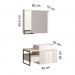 Conjunto Banheiro Berton Accord 80cm Atenna/br