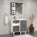 Conjunto Banheiro Berton Banho Line 80cm