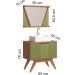Conjunto Banheiro Berton Onix 0,80cm