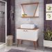 Conjunto de Banheiro Berton 0,80cm Cinamomo/br