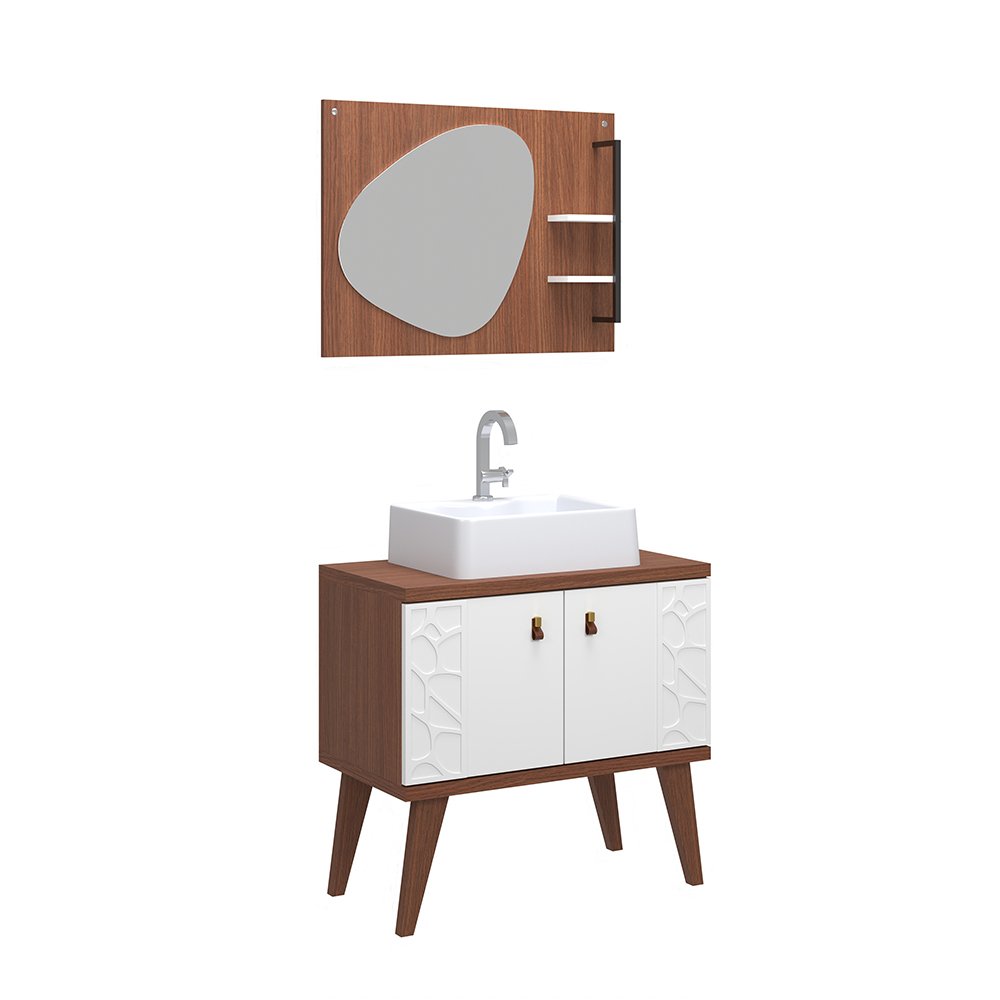 Conjunto de Banheiro Berton Baden 0,80cm