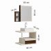Conjunto de Banheiro Berton Cherry 60cm Atenna/ameixa