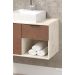 Conjunto de Banheiro Berton Itapema 70cm Atenna/camelo