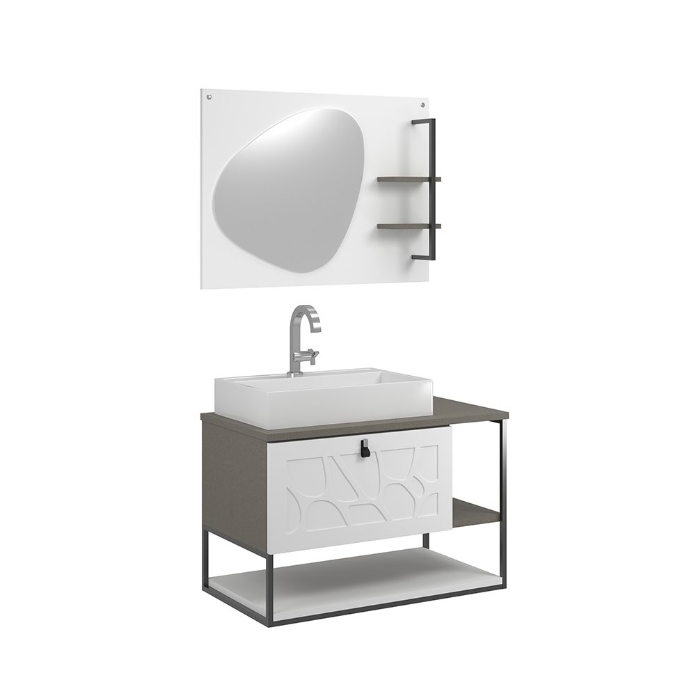 Conjunto de Banheiro Berton Lancy 0,80cm