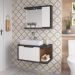 Conjunto de Banheiro Berton Matrix 0,80cm Cinzel/Ameixa/br