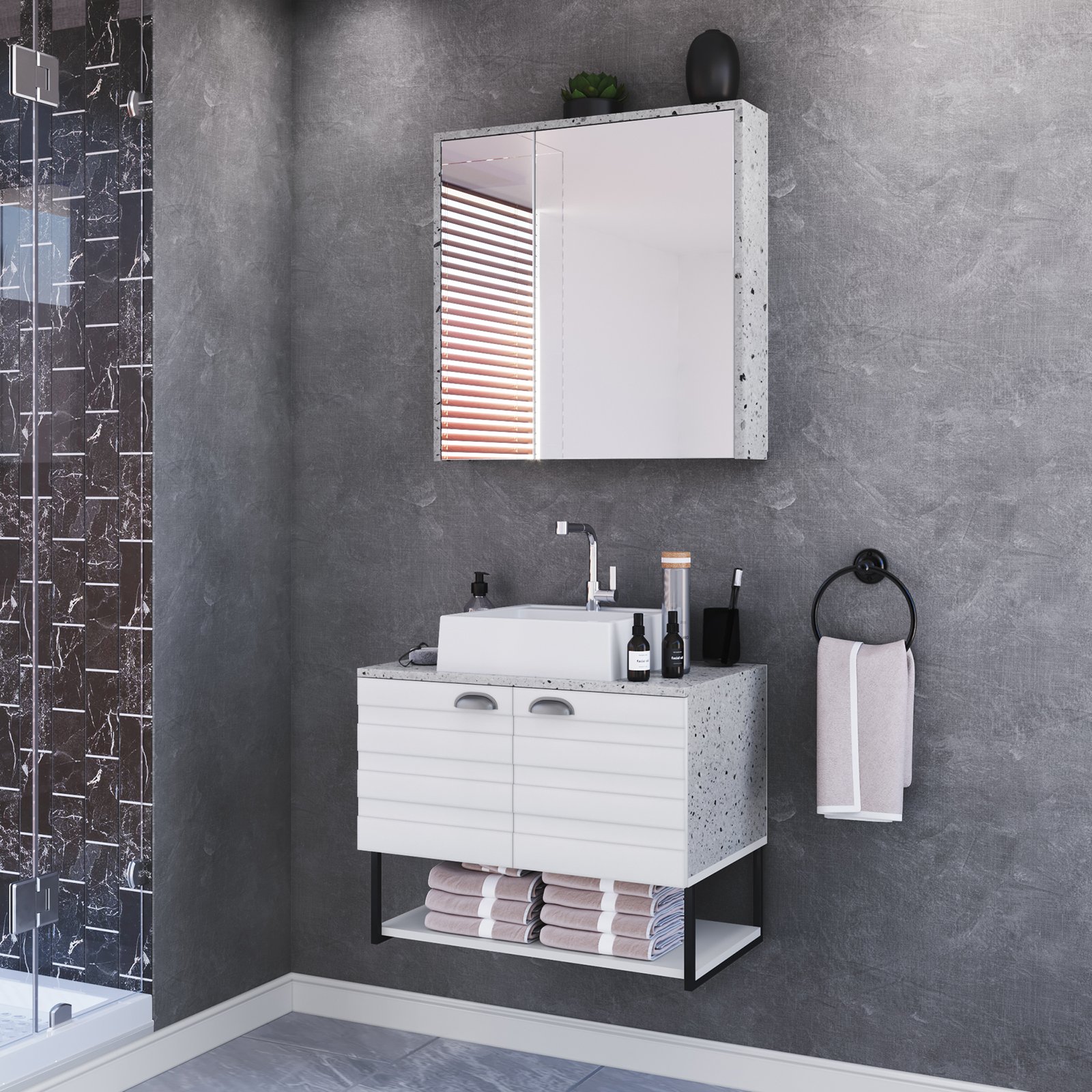 Conjunto de Banheiro Berton Orion 0,65cm