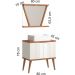 Conjunto de Banheiro Berton Slim 0,80cm