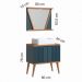 Conjunto de Banheiro Berton Slim 0,80cm