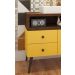 Conjunto de Banheiro Retrô Tebas 0,80cm Ameixa/amarelo