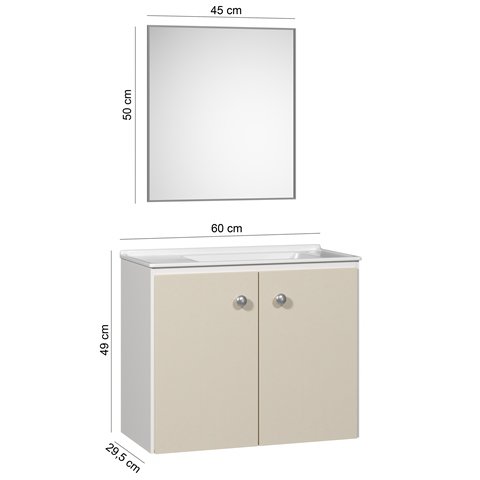 Conjunto de Banheiro Up 60cm