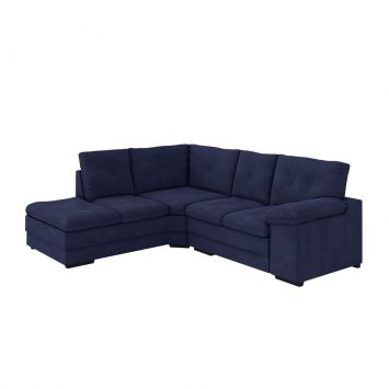 Sofá de Canto 5 Lugares Gênova Suede Azul é ruim? Sofá de Canto 5 Lugares Gênova Suede Azul é boa?