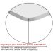 Kit 4 Prateleiras Estante de Parede Decorativa MDF Branco 60x15
