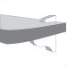 Kit 4 Prateleiras Estante de Parede Decorativa MDF Branco 60x15