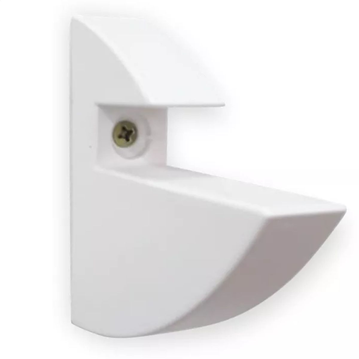 Kit 4 Prateleiras Estante de Parede Decorativa MDF Branco 60x15