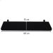 Kit 4 Prateleiras Estante de Parede Decorativa MDF Preto 60x15