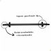 Kit 4 Prateleiras Estante de Parede Decorativa MDF Preto 60x15
