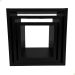 Kit Nicho Quadrado de Parede MDF Preto