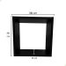 Kit Nicho Quadrado de Parede MDF Preto