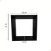 Kit Nicho Quadrado de Parede MDF Preto