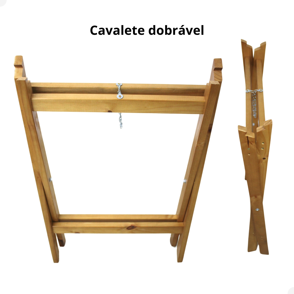Kit Tabua de Carne Para Churrasco Com Cavalete de Madeira Porta Copo