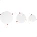 Kit Trio Jogo de Mesinhas Lateral Redondas Sala Pé Palito Retro Decoração Porta Objetos