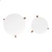 Kit de Mesa Lateral Decoração Sala Pé Palito Conjunto Mesinhas de Madeira