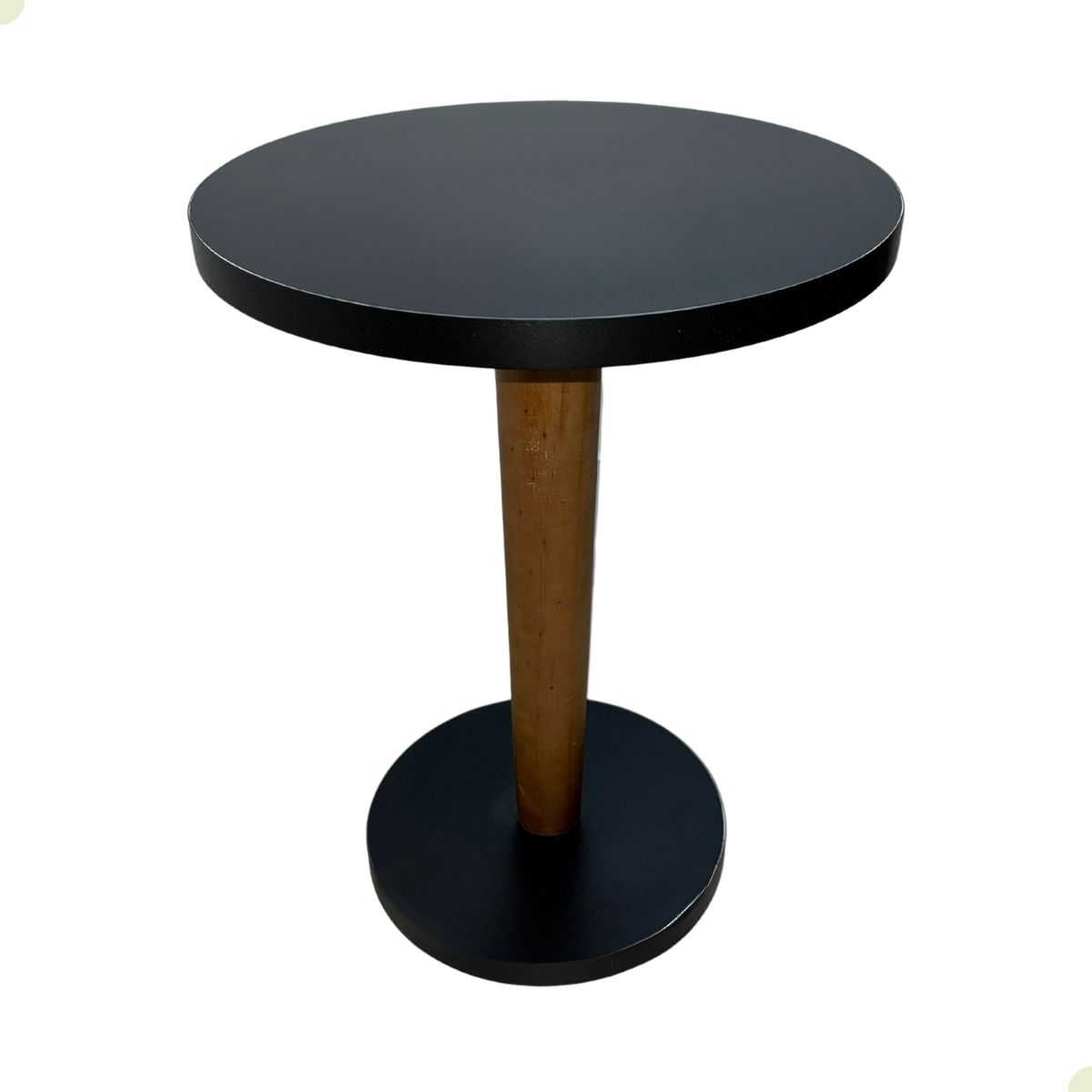 Mesa Lateral Redonda Branca MDF Apoio Para Sofa Decoração