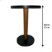 Mesa Lateral Redonda Branca MDF Apoio Para Sofa Decoração