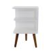 Mesa de Cabeceira Apoio de Cama Criado Retro Prateleira Decoração Quarto