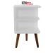 Mesa de Cabeceira Apoio de Cama Criado Retro Prateleira Decoração Quarto