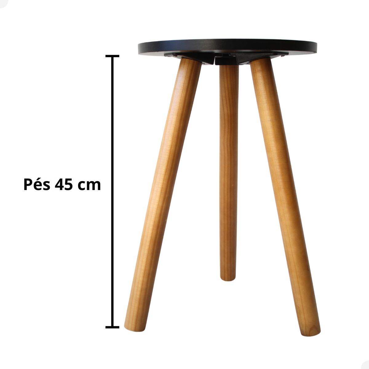 Mesa de Canto Apoio Lateral Tripe Decorativa Pe palito Decoração