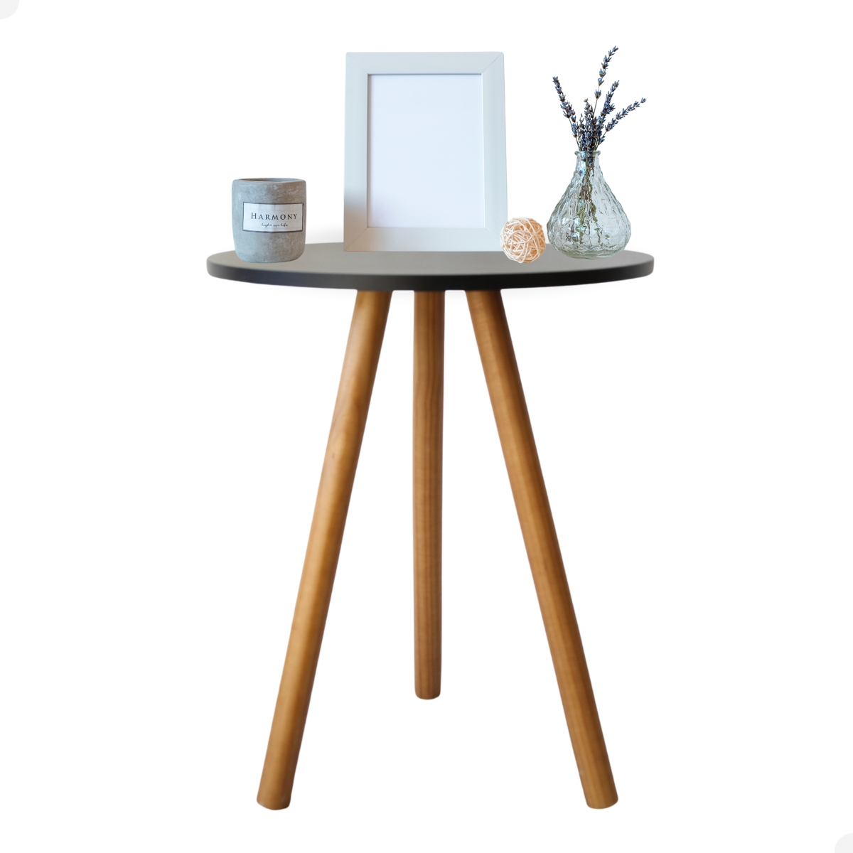 Mesa de Canto Decoração Mesinha Lateral Retro Apoio Para Sofa Mdf