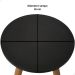 Mesa de Canto Decoração Mesinha Lateral Retro Apoio Para Sofa Mdf