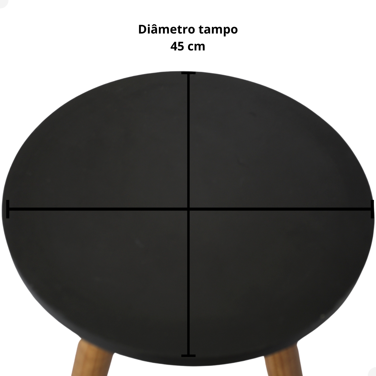 Mesa de Canto Decoração Mesinha Lateral Retro Apoio Para Sofa Mdf