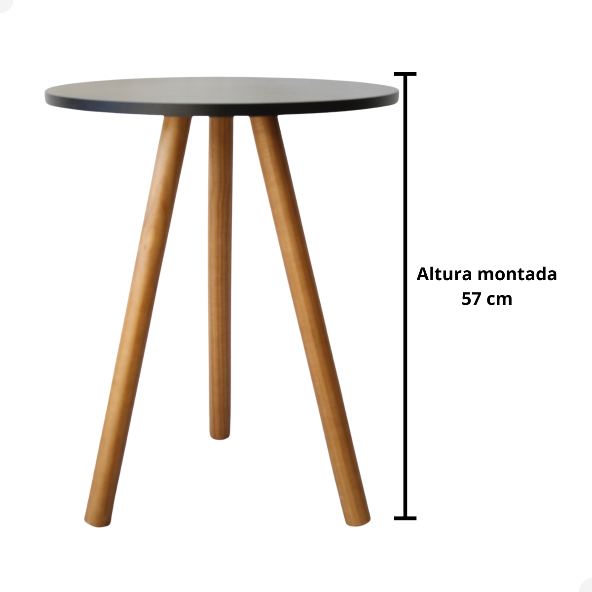 Mesa de Canto Decoração Mesinha Lateral Retro Apoio Para Sofa Mdf