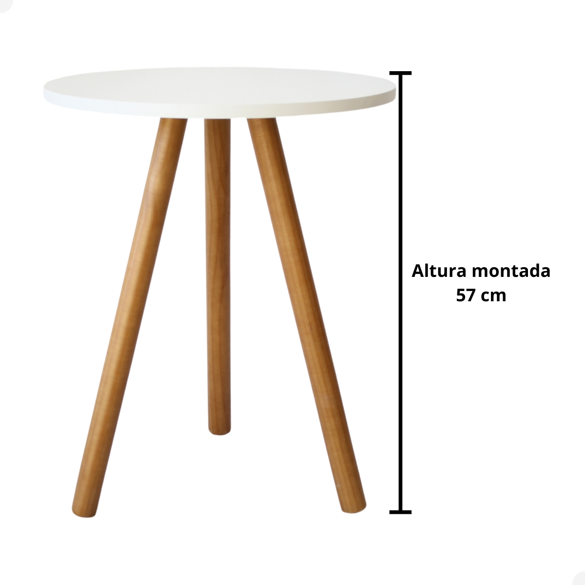 Mesa de Canto Decoração Mesinha Lateral Retro Apoio Para Sofa Mdf