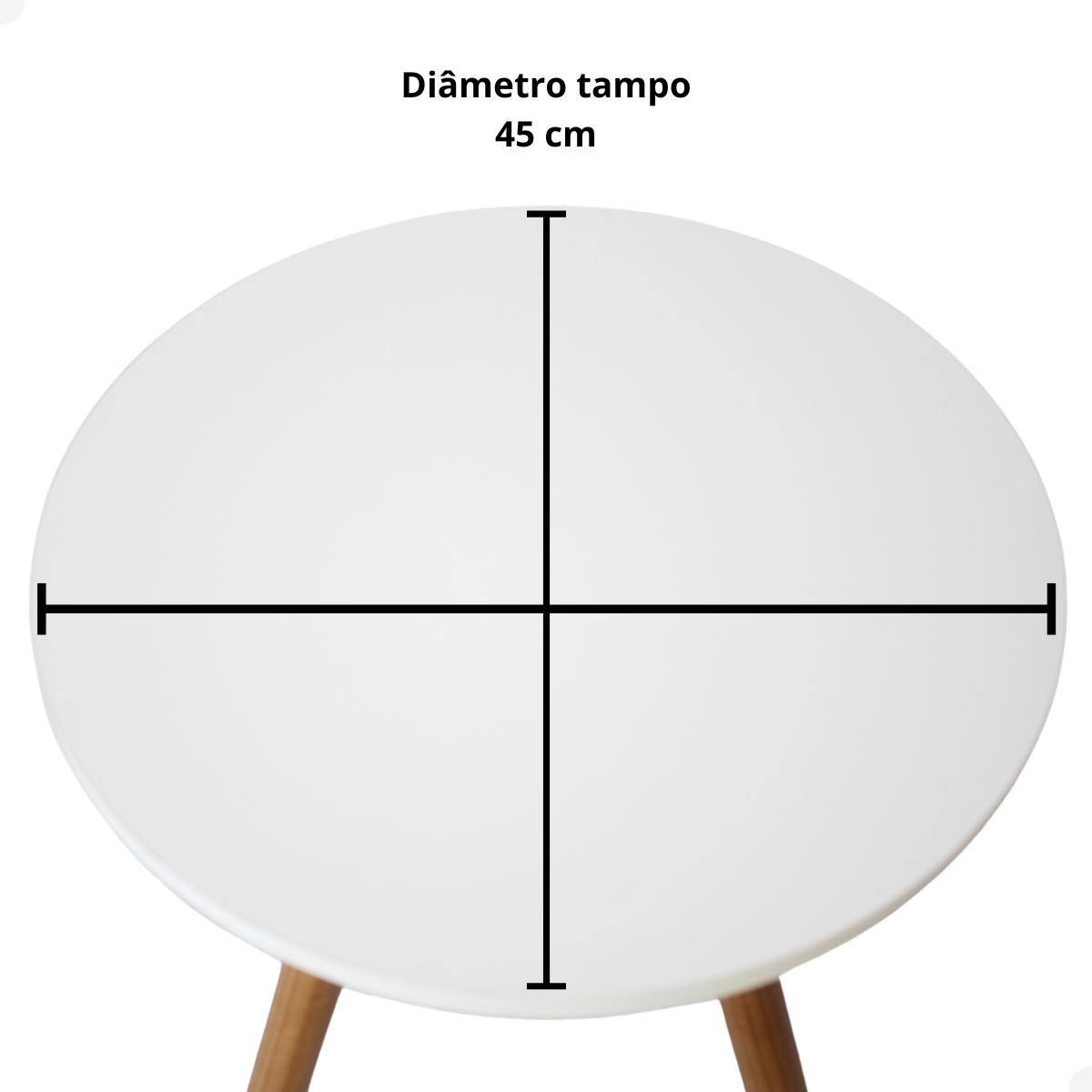 Mesa de Canto Decoração Mesinha Lateral Retro Apoio Para Sofa Mdf