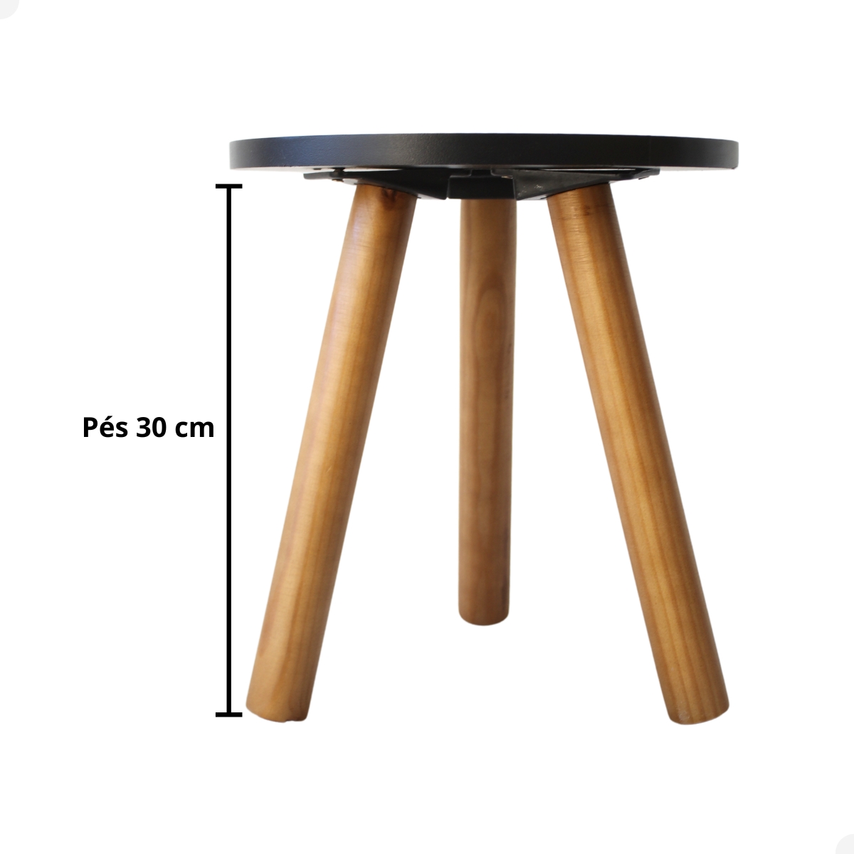 Mesa de Canto Redonda Decorativa Mesinha Lateral Pe palito Decoração