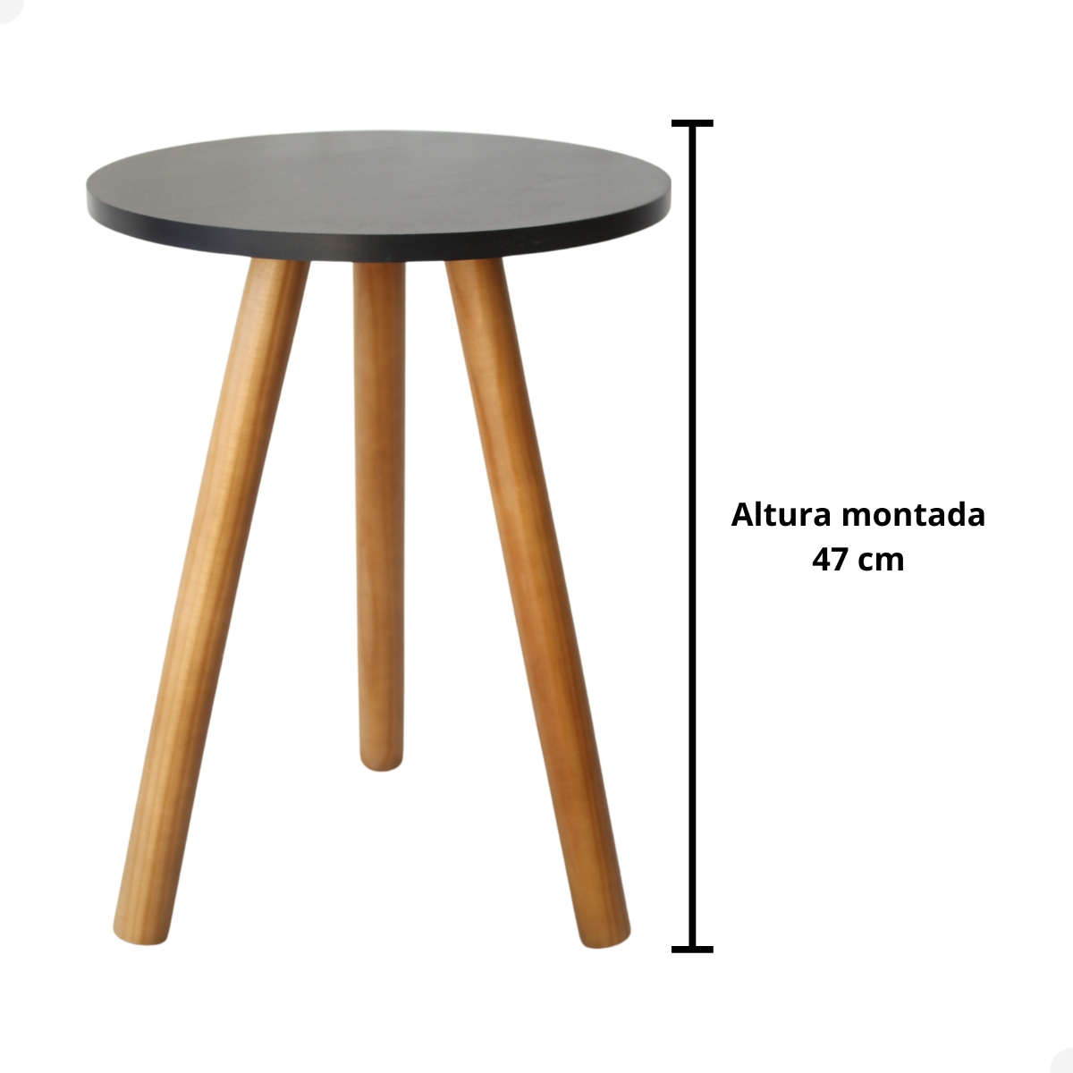 Mesinha de Canto Individual Pé Palito Mesa Apoio de Sofa Cama Decoração